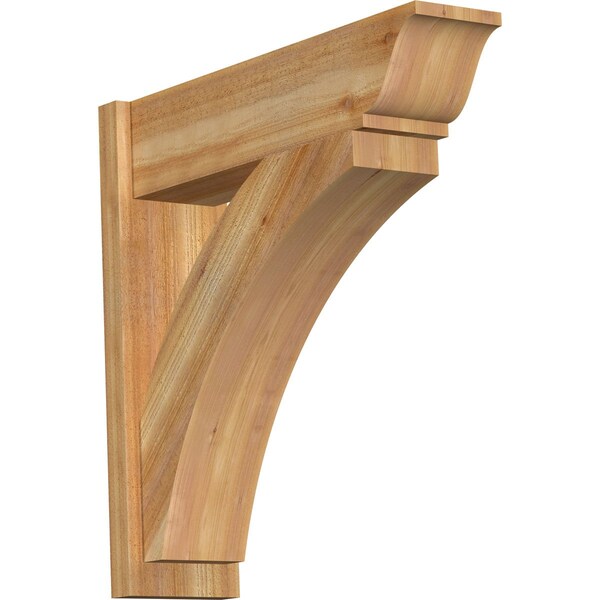 Ekena Millwork Thorton Rough Sawn Traditional Outlooker, Western Red Cedar, 8"W x 30"D x 30"H OUT08X30X30THR01RWR - main
